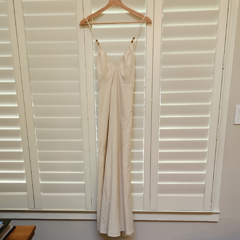 Chic Cream Maxi Dress